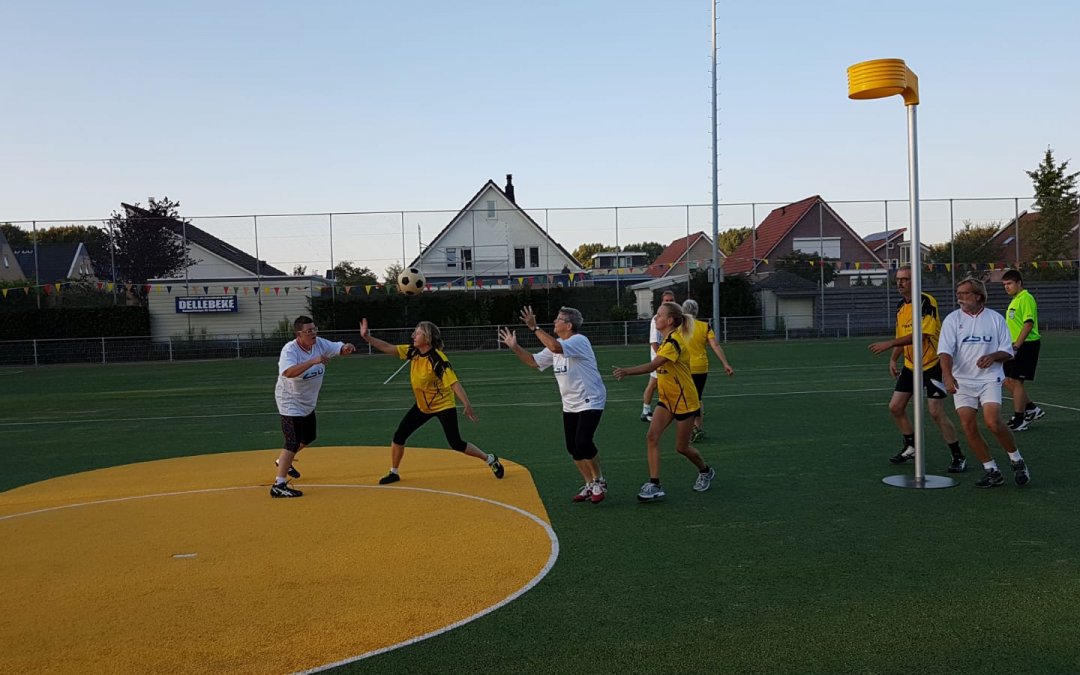 Ouder-sport-groep in actie