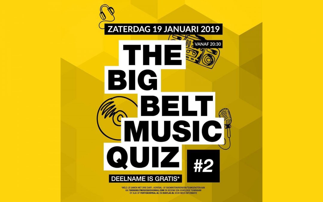 The Big Belt Music Quiz #2! Save the Date!