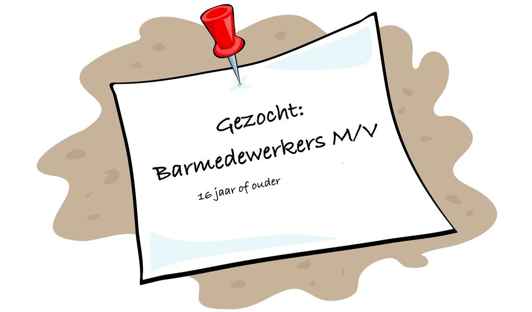 Barmedewerkers gezocht