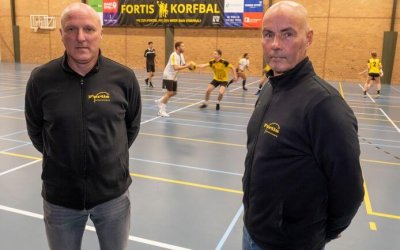 Sjaak Baas en Leonard Debbaut ook in seizoen 2023-2024 het trainersduo van Fortis 1!￼