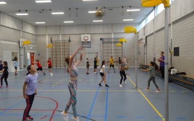 Geweldige Korfbalclinic voor Cypressenhof! 