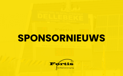 Op de valreep een bericht van de Sponsorcommissie!