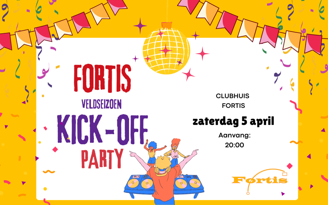 Start voorjaarscompetitie veld, tijd voor een feestje!