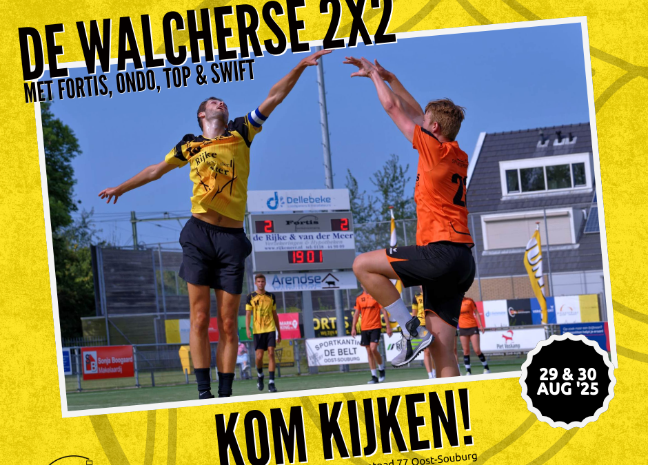 De Walcherse 2 x 2: hét korfbal oefentoernooi dat je niet mag missen!