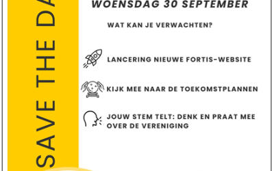 Save the date! JAV woensdag 30 september!