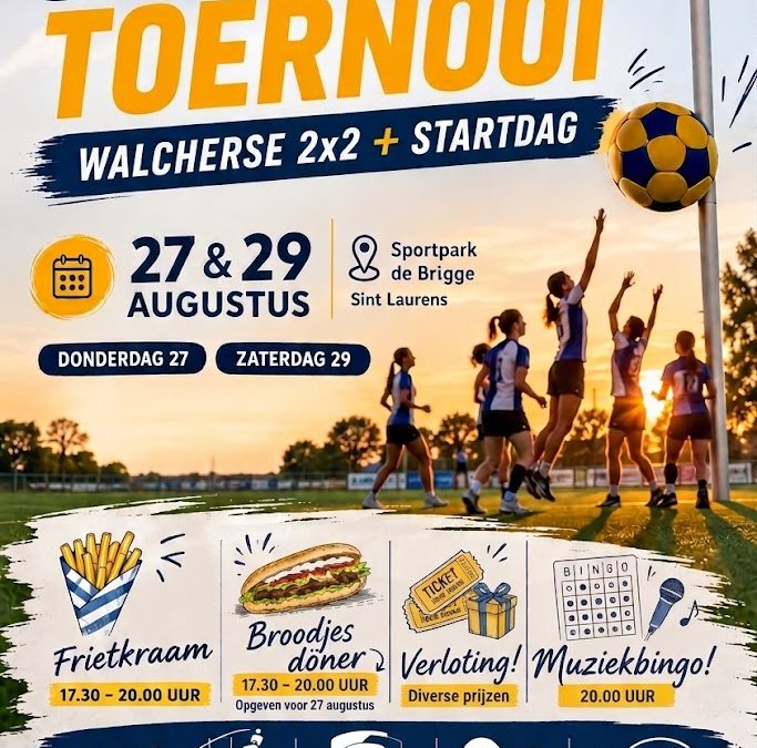 2e Editie Walcherse 2×2 oefentoernooi bij Ondo!