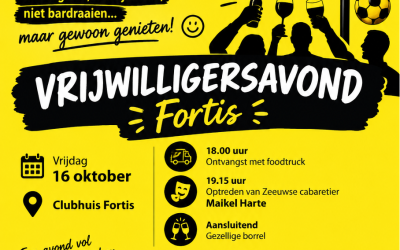 💛🖤 VRIJWILLIGERS, DIT WIL JE NIET MISSEN! 🖤💛